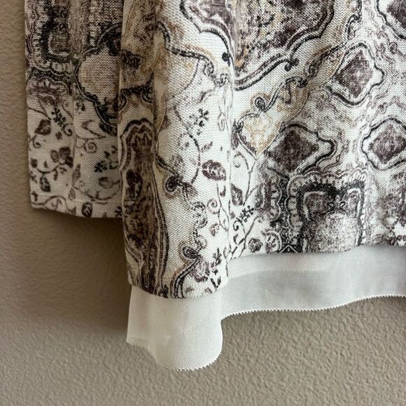 J. Jill Paisley Print Layered Tunic - Picture 3 of 8